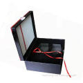 Big black wine gift box with thick EVA holder